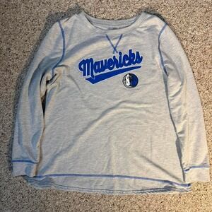 Dallas‎ Mavericks grey long sleeve shirt thermal material